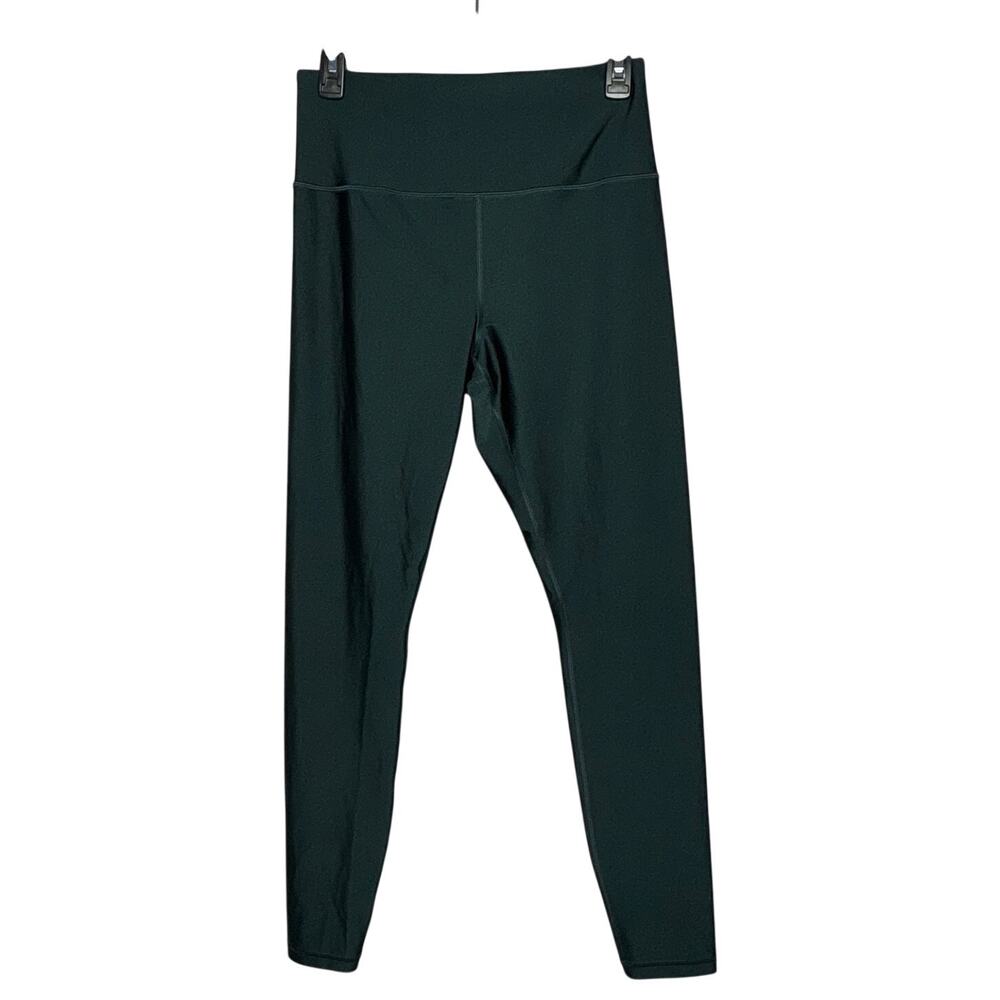 Athleta Green Elation Sheen Tight 7/8 Activewear Workout Leggings Size Medium